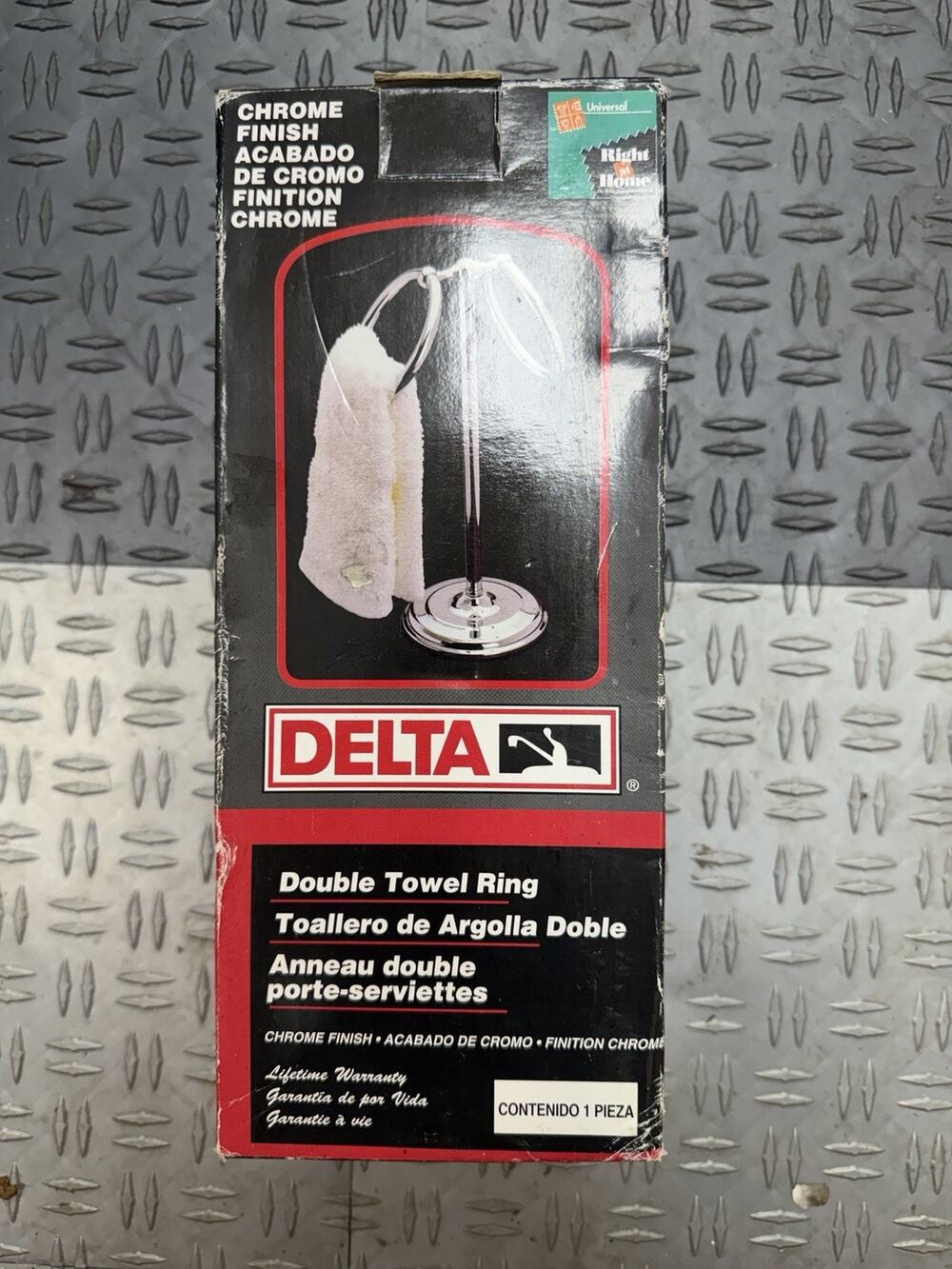 Delta Chrome Hand Towel Holder / Display for Countertop